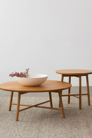 Radial Round Side Table