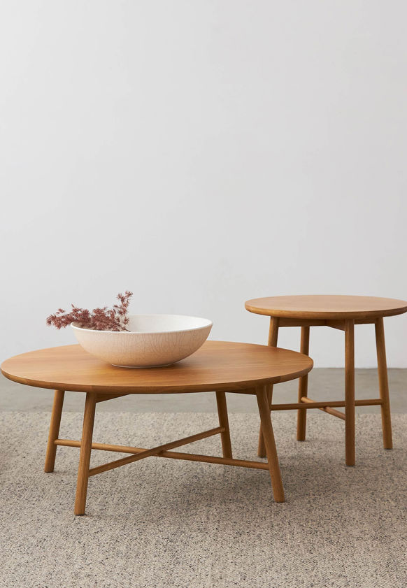 Radial Round Side Table