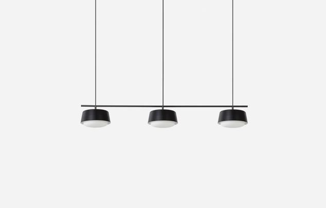 Ellipse Pendant Connection Bar Black