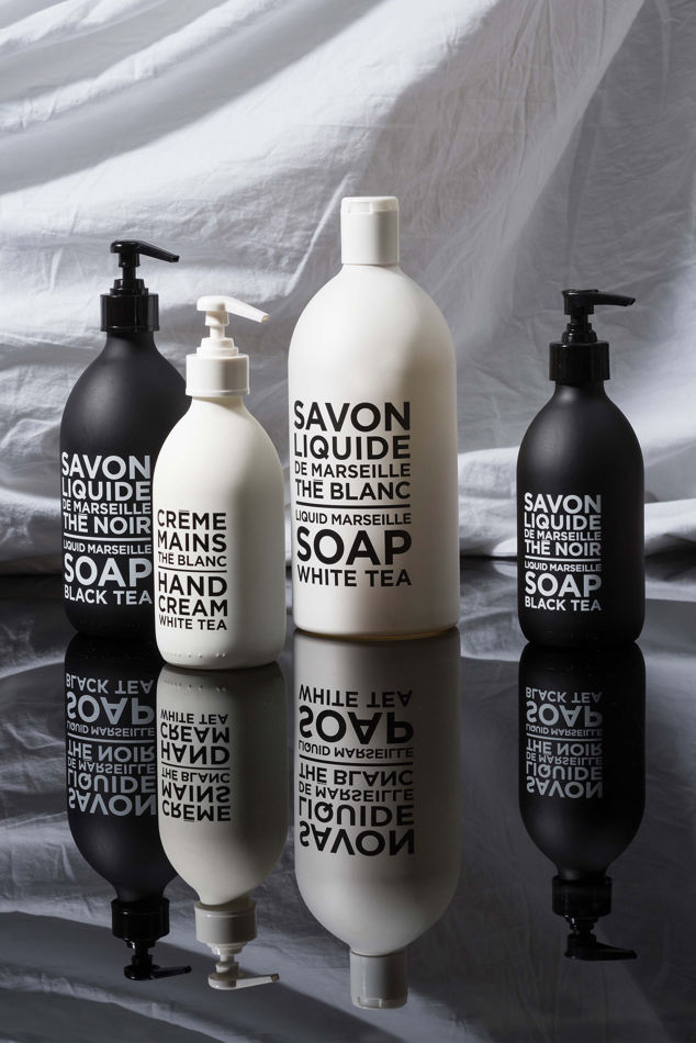 Black & White Liquid Marseille Soap Refill White Tea 1L