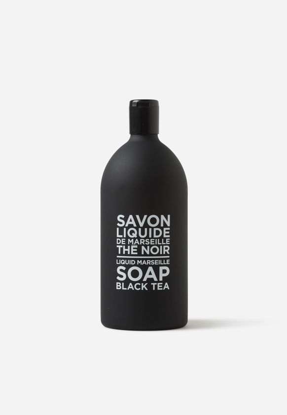 Black & White Liquid Marseille Soap Refill Black Tea 1L