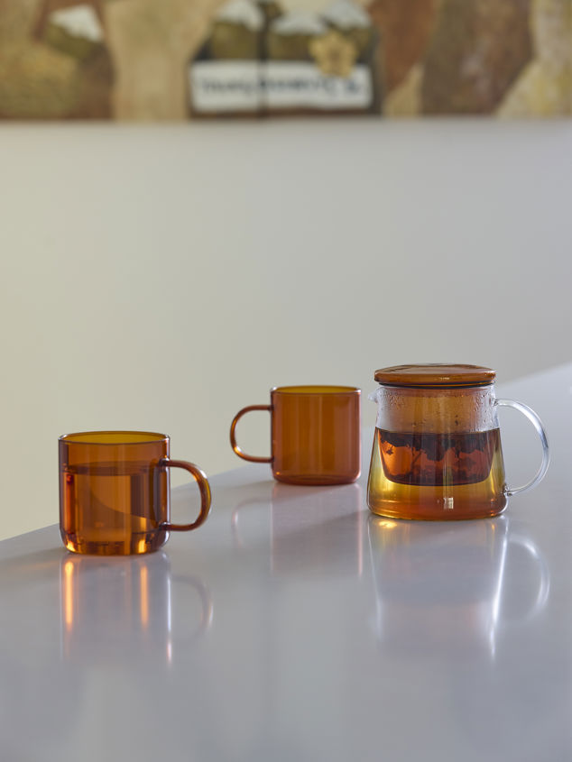 Teapot w/Coloured Lid