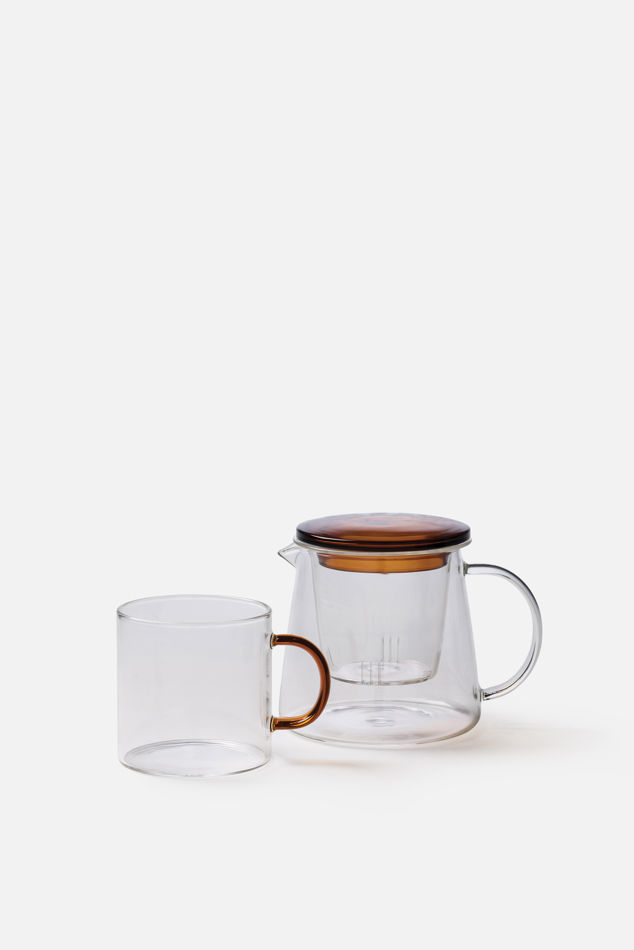 Mug w/ Coloured Handle Set/4