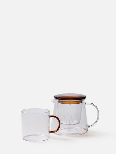 Mug w/ Coloured Handle Set of 4