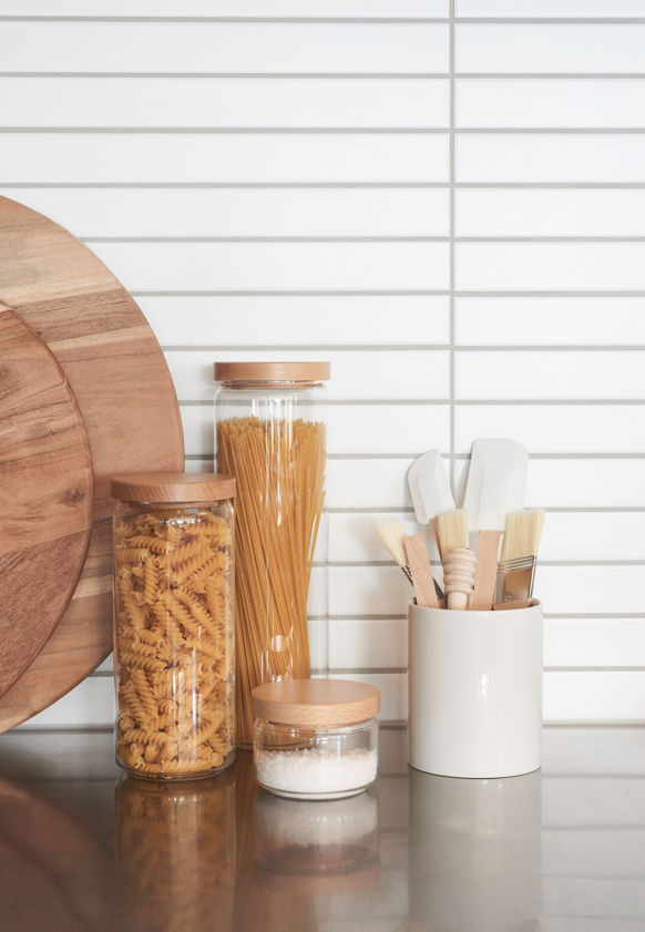 Storage Jar w/ Wooden Lid