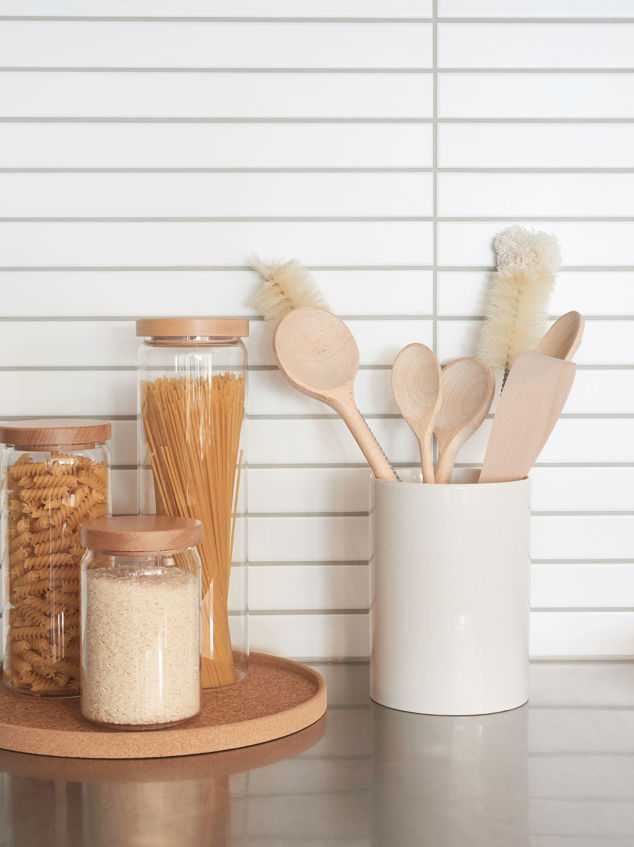 Storage Jar w/ Wooden Lid