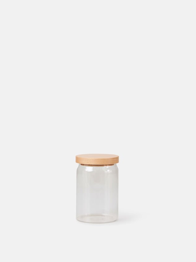 Storage Jar w/ Wooden Lid