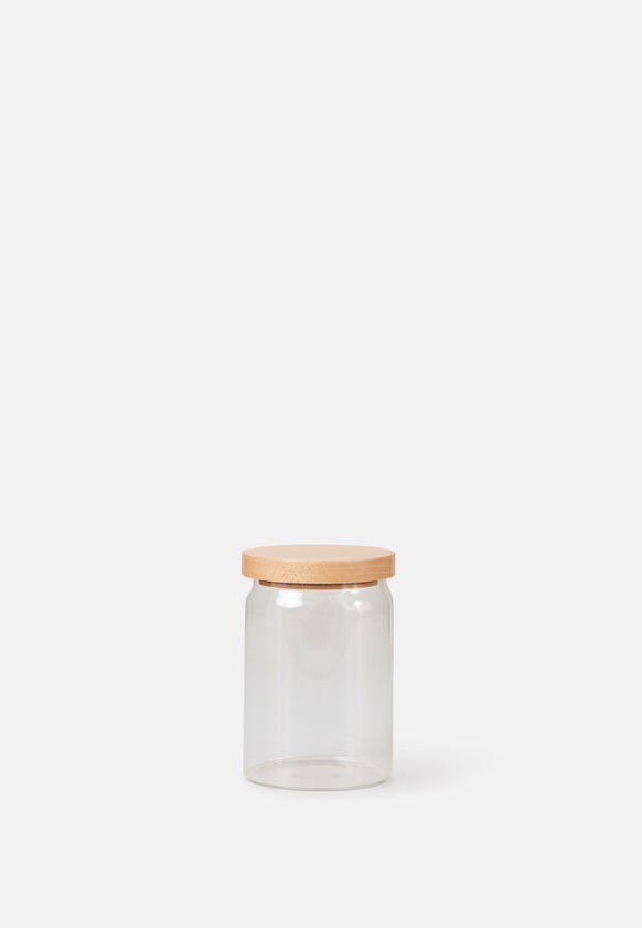 Storage Jar w/ Wooden Lid