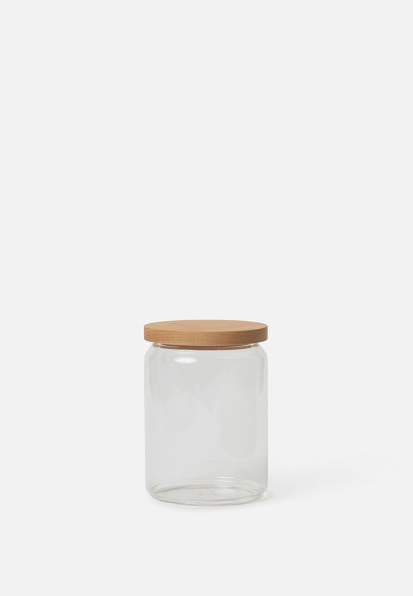 Storage Jar w/ Wooden Lid