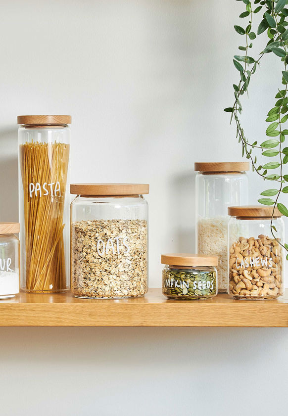 Storage Jar w/ Wooden Lid