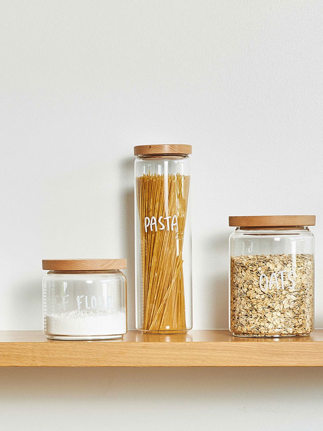 Storage Jar w/ Wooden Lid