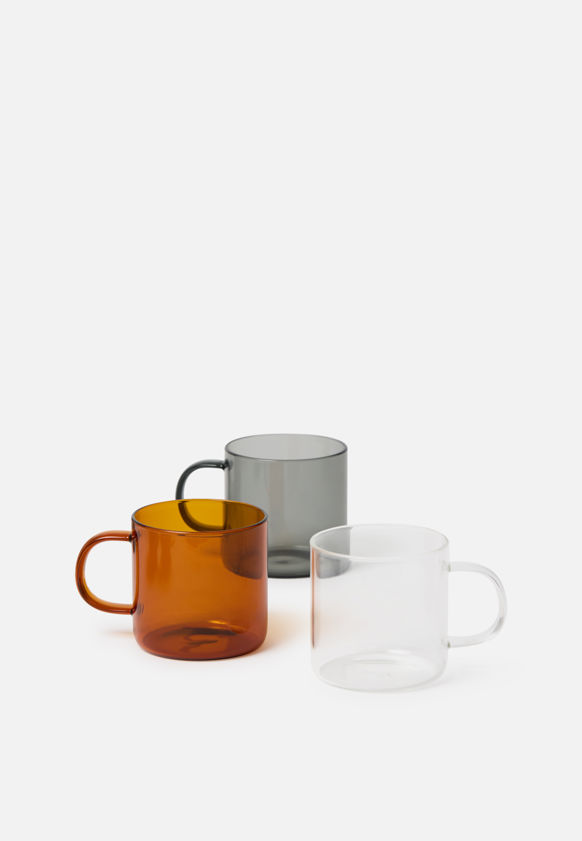 Glass Mug Set/4