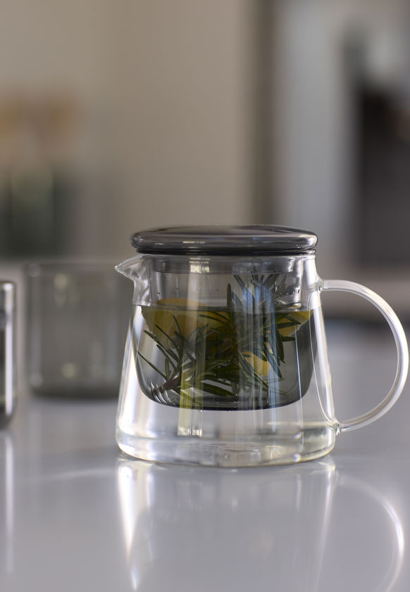 Teapot w/Coloured Lid