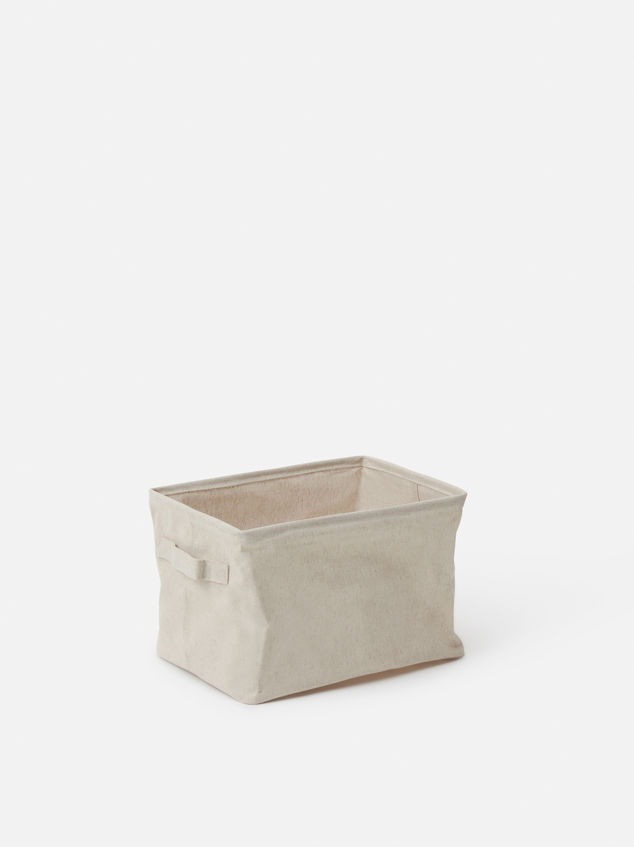 Collapsible Canvas Storage Basket