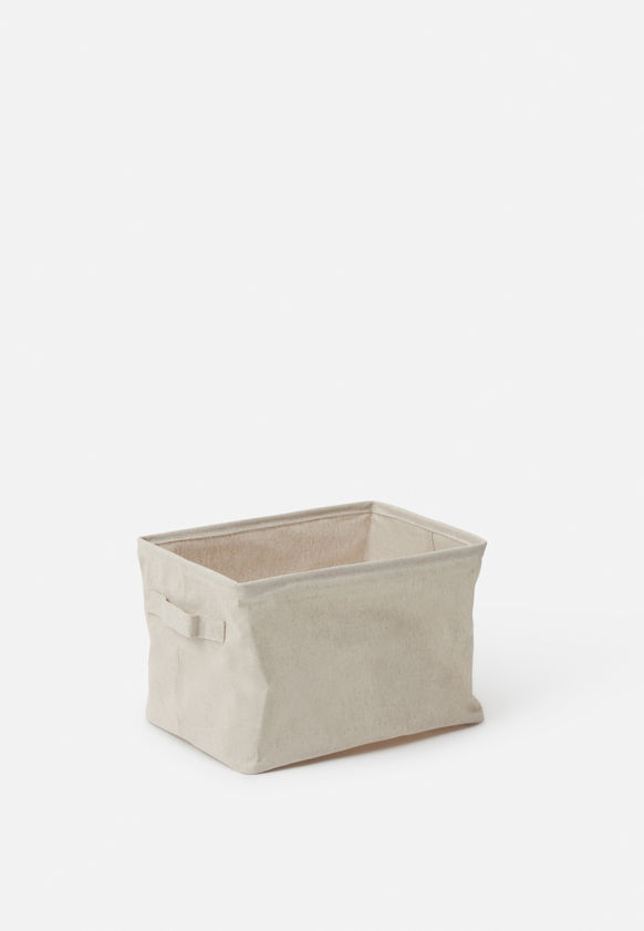 Collapsible Canvas Storage Basket