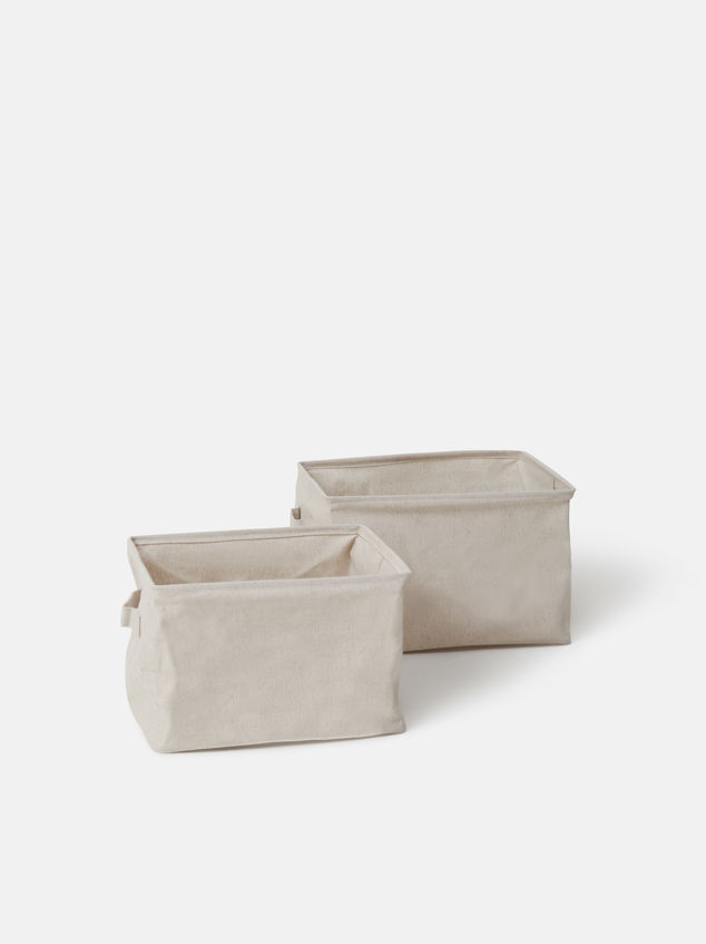 Collapsible Canvas Storage Basket