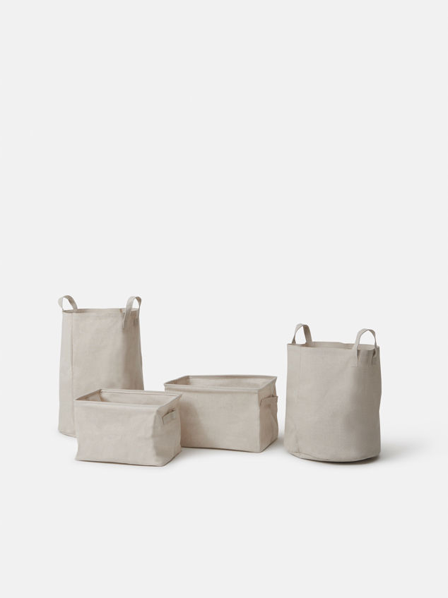 Collapsible Canvas Round Storage Bag