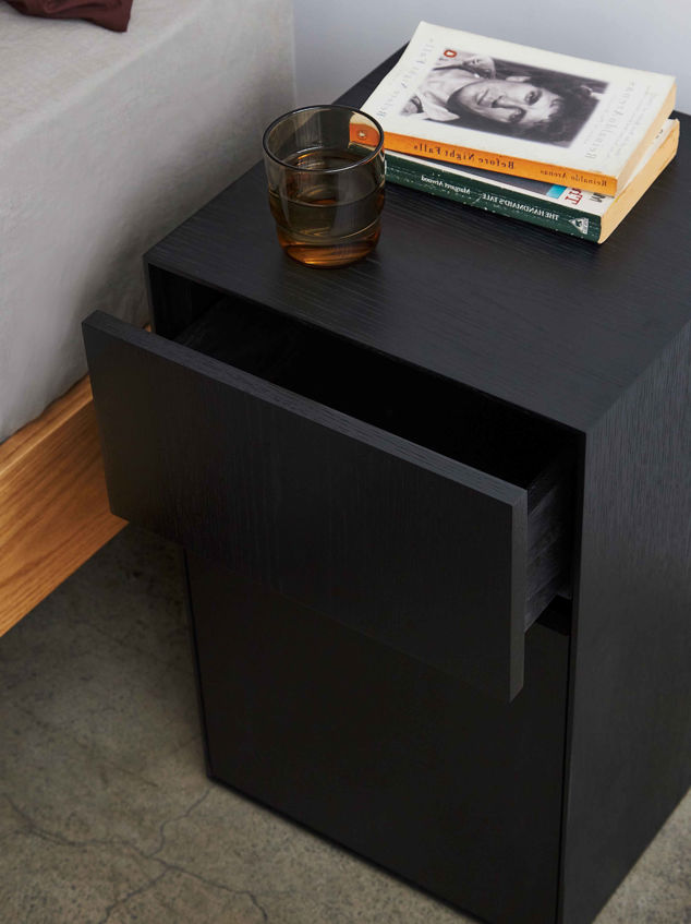 Plinth Bedside Black