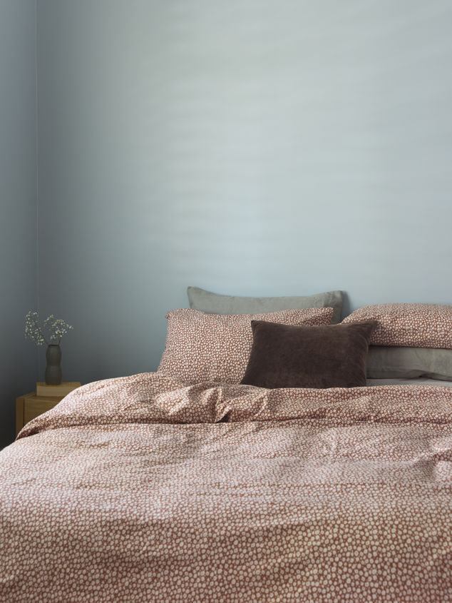 Forget Me Not Organic Cotton Lodge Pillowcase Pair