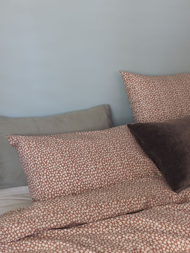 Forget Me Not Organic Cotton Pillowcase Pair