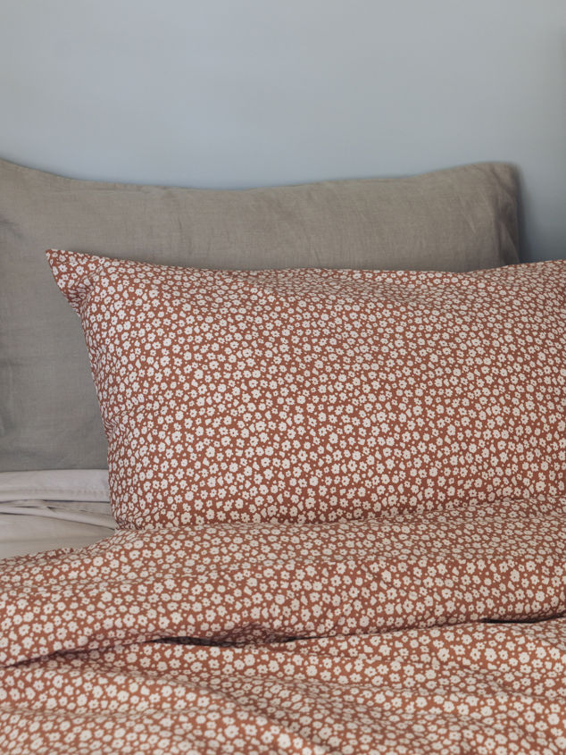 Forget Me Not Organic Cotton Pillowcase Pair