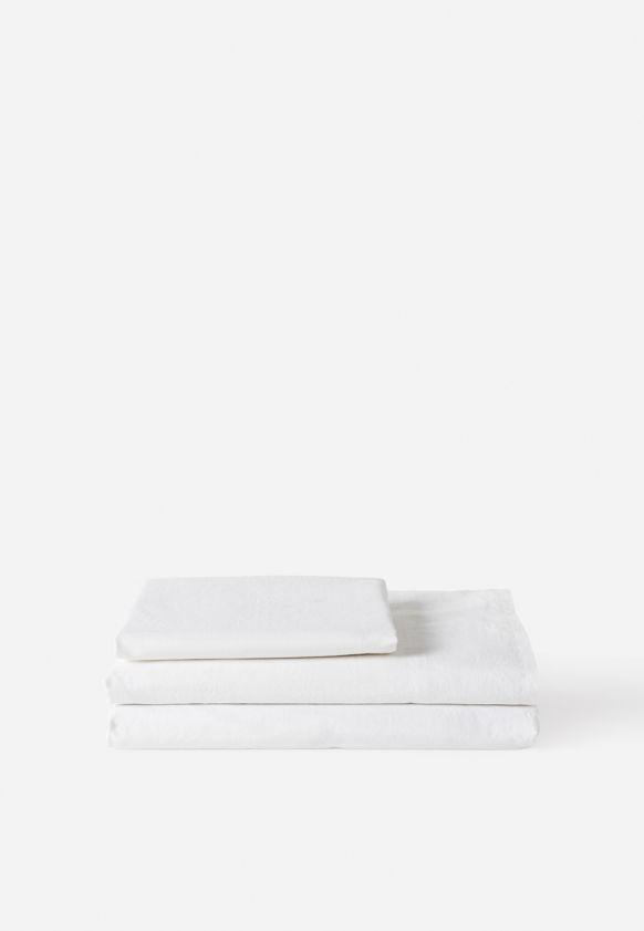 Washed Egyptian Cotton Fitted Sheet