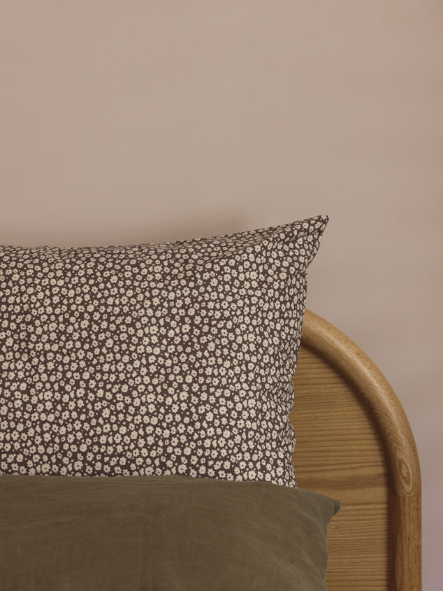 Forget Me Not Organic Cotton Euro Pillowcase