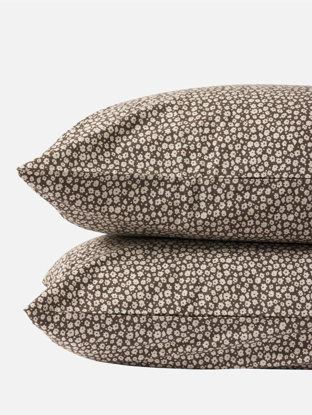 Forget Me Not Organic Cotton Lodge Pillowcase Pair