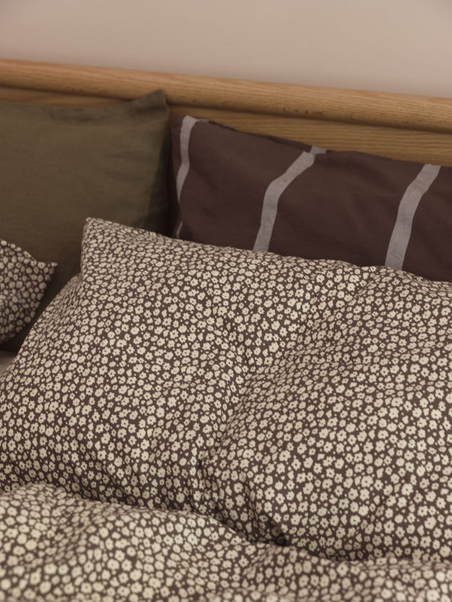 Forget Me Not Organic Cotton Lodge Pillowcase Pair