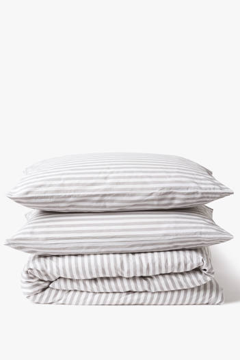 Stripe Organic Cotton Duvet Cover
