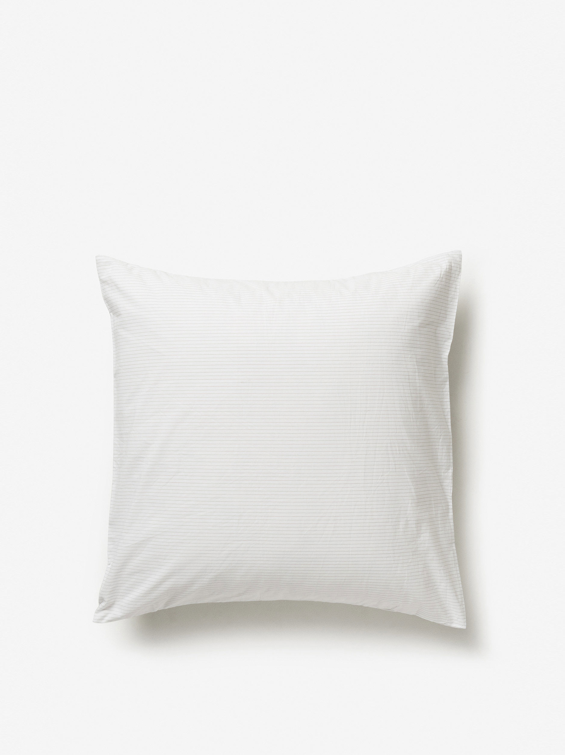 Pinstripe Organic Cotton Euro Pillowcase