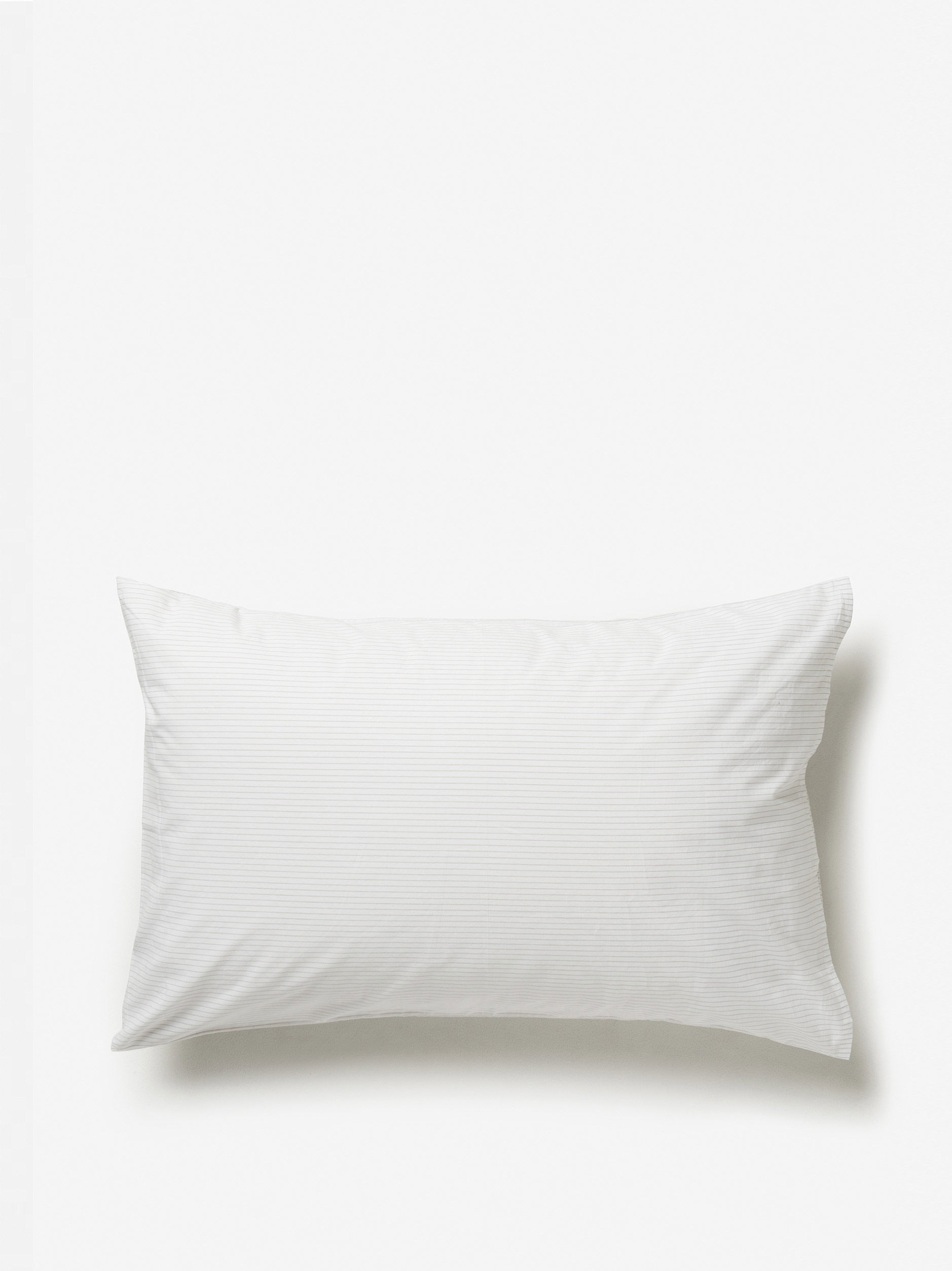 Pinstripe Organic Cotton Pillowcase Pair