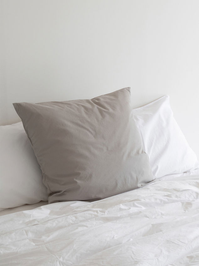 Washed Organic Cotton Euro Pillowcase