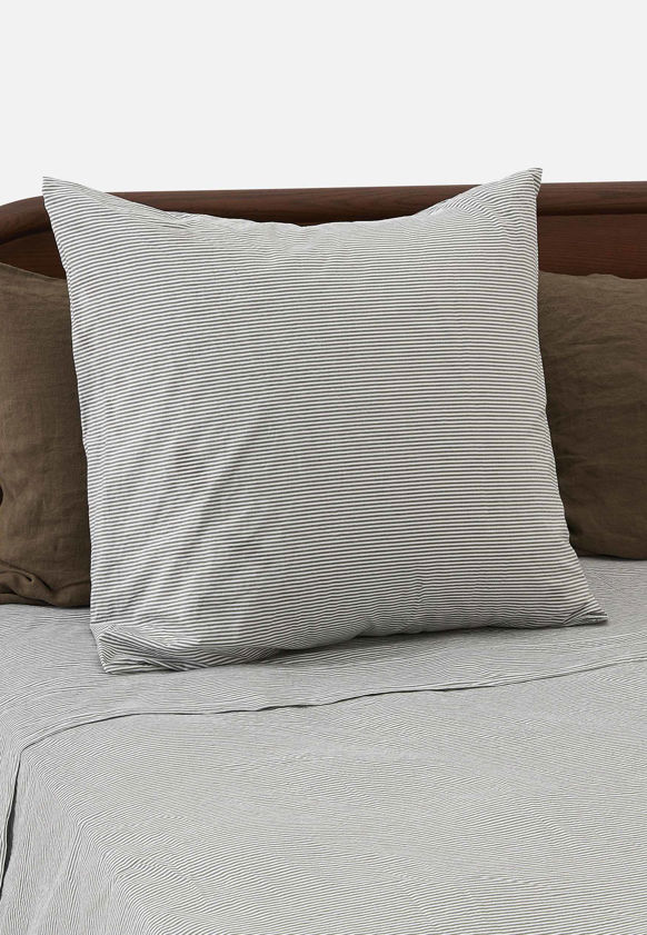 Stripe Organic Cotton Euro Pillowcase