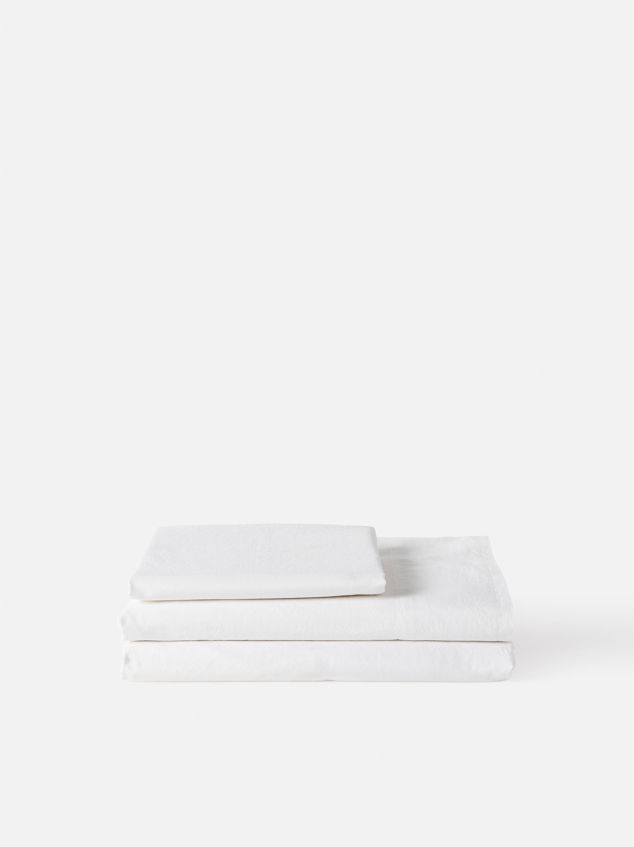 Washed Egyptian Cotton Flat Sheet
