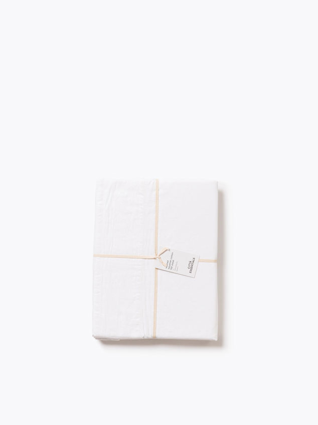 Washed Egyptian Cotton Flat Sheet