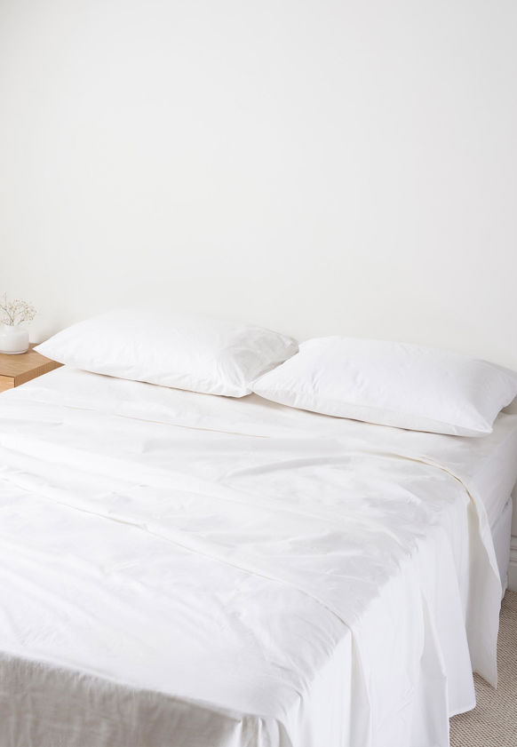Washed Egyptian Cotton Fitted Sheet