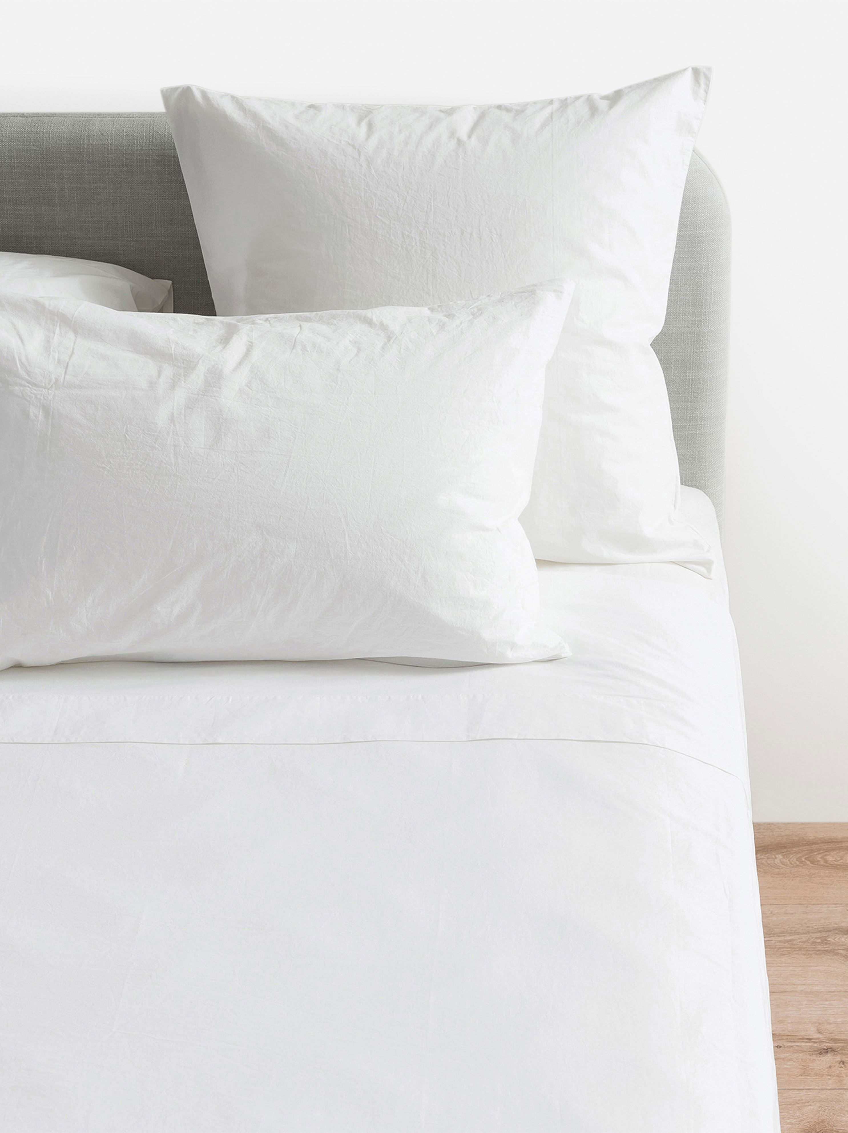 Washed Egyptian Cotton Lodge Pillowcase Pair