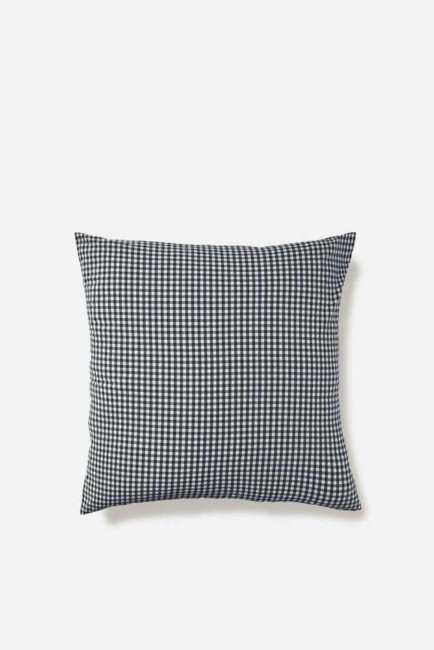 Gingham Organic Cotton Euro Pillowcase