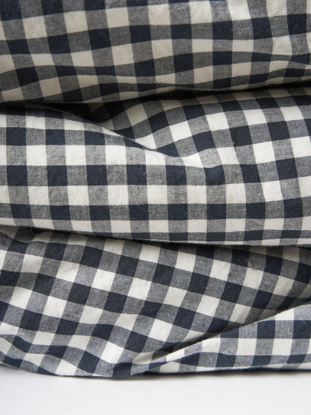 Gingham Organic Cotton Duvet Cover