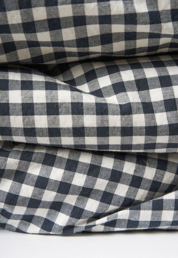Gingham Organic Cotton Duvet Cover