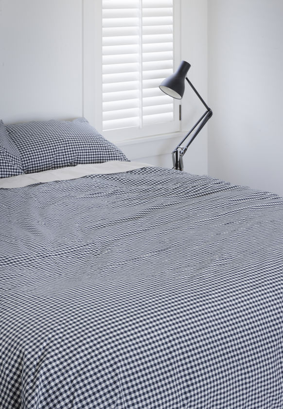 Gingham Organic Cotton Duvet