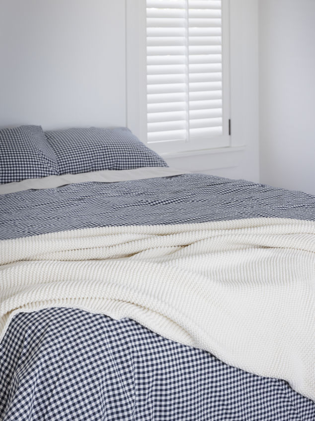 Gingham Organic Cotton Duvet