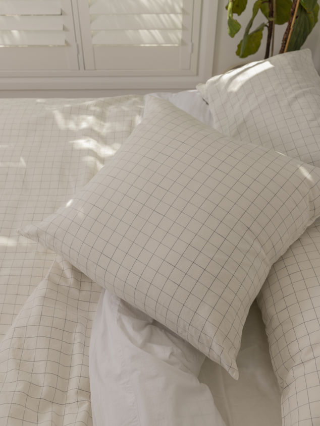 Grid Euro Pillowcase