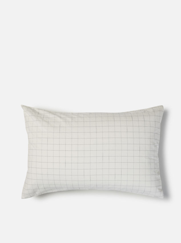 Grid Pillowcase Pair