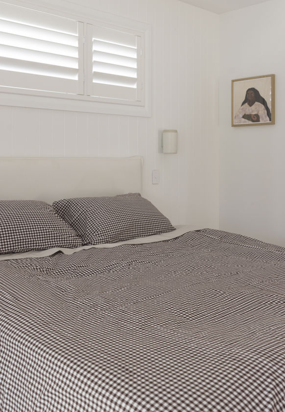 Gingham Organic Cotton Duvet Cover