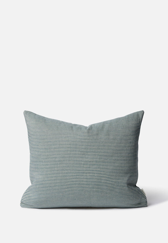 Reversible Pinstripe Cushion Cover