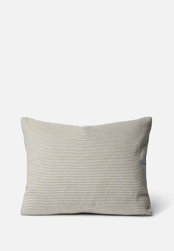 Reversible Pinstripe Cushion Cover