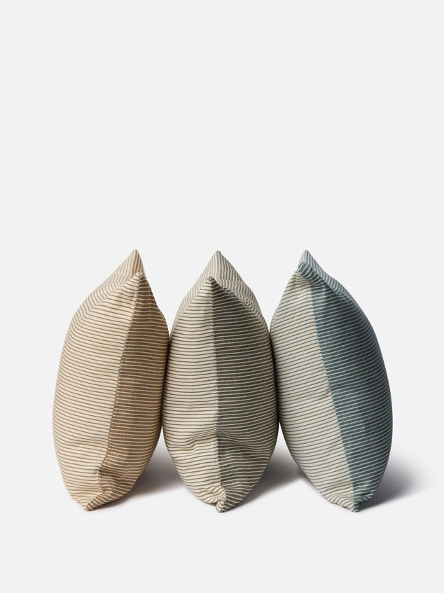 Reversible Pinstripe Cushion Cover