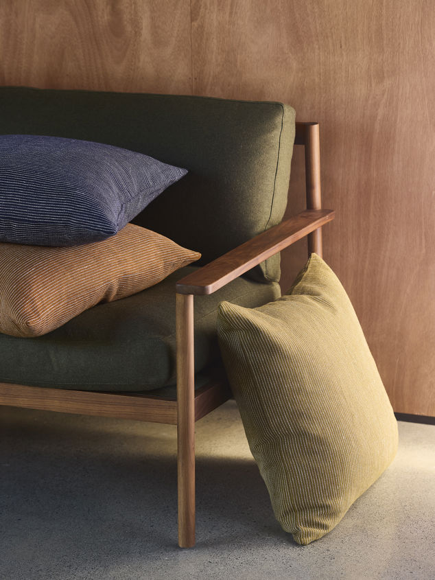 Fine Striped Linen Cushion Cover